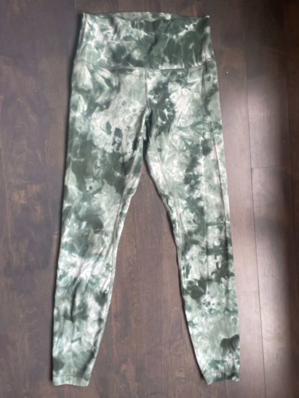 Lululemon Align Green Tie-Dye Leggings Size 8